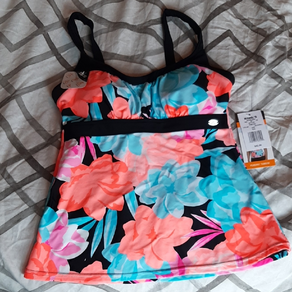 ZeroXposur Floral One-Piece Swimsuit - Black, Pink, Blue, Orange